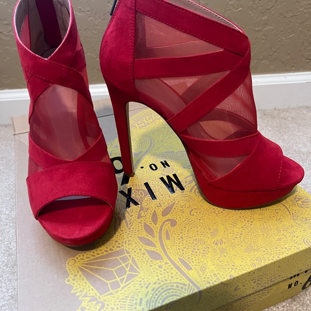 Red Booties - Picture 2 of 3